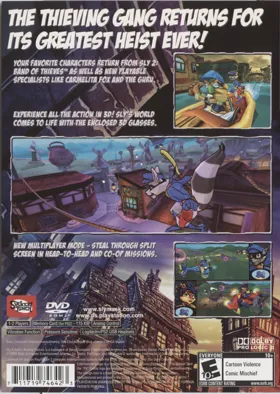 Sly 3 - Honor Among Thieves box cover back